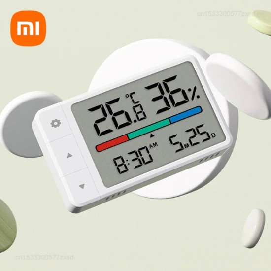 Xiaomi MiaoMiaoCe Thermometer Hygrometer Weather Station Humidity Meter Multifunction Clock for Home Temperature Humidity Sensor