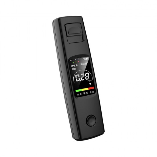 A20 Portable Alcohol Tester High Sensitivity Breathalyzer HD Display Non  contact Type  C Charging 200mAh Battery