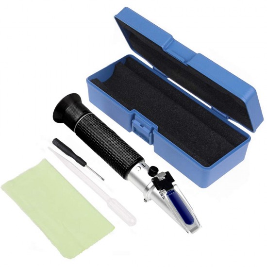 HandHeld Alcohol Refractometer Alcoholometer Alcohol Tester 0  80  Alcohol Sugar Refractometer ATC Wine Measure Tool 30 OFF