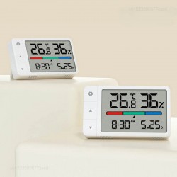 Xiaomi MiaoMiaoCe Thermometer Hygrometer Weather Station Humidity Meter Multifunction Clock for Home Temperature Humidity Sensor