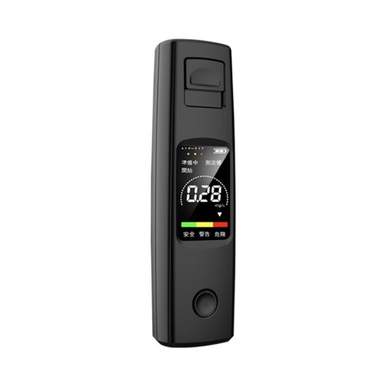 A20 Portable Alcohol Tester High Sensitivity Breathalyzer HD Display Non  contact Type  C Charging 200mAh Battery