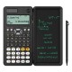 NEWYES 991ES 6 5 Inches Scientific Calculator with LCD Writing Tablet and 417 Functions Solar Energy Science Calculators Notepad Professional Foldable Calculators for School Students Office Assistant