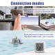 BALDR Digital Swimming Pool Thermometer   9 9  50 Range Accurate 360 Degree View Connects to HOMGAR App  Indoor Humidity Temperature Measurement