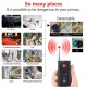 CC308  Multi Wireless Camera Lens Detector Radio Wave Signal Detect Full  range RF GSM Device Finder  US Plug