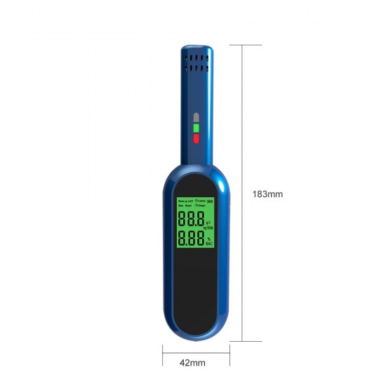 High  precision Breath Alcohol Tester  English Version