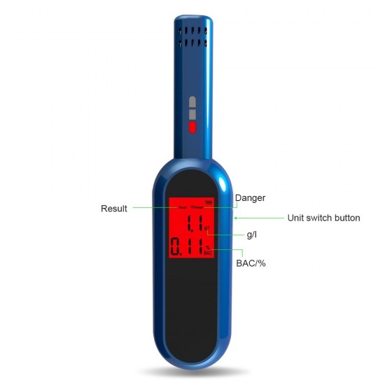 High  precision Breath Alcohol Tester  English Version