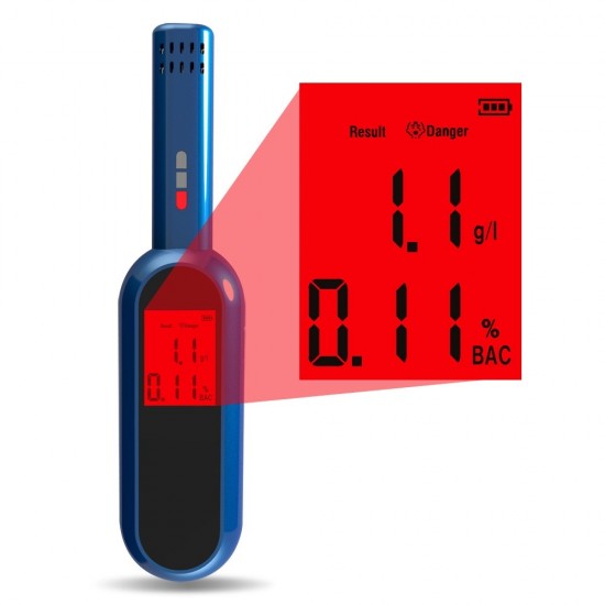 High  precision Breath Alcohol Tester  English Version