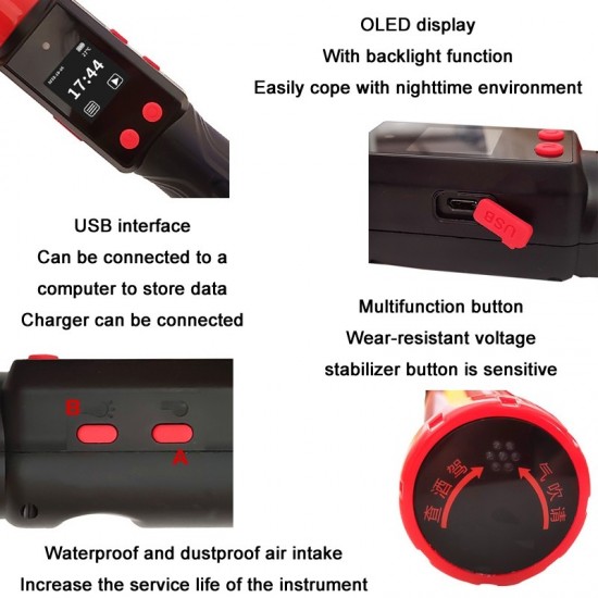 Air Blow Alcohol Tester Alcohol Concentration Test Stick