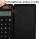 Solar Calculator Handwriting Board Learning Office Portable Folding LCD Writing Board  Black