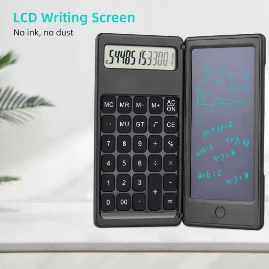 Basic Model 6 inch Learning Business Office Portable Foldable LCD Writing Board Calculator