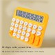 12  digit Mechanical Keyboard Calculator Cute Big Buttons Calculator  Lemon Yellow