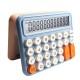 12  digit Mechanical Keyboard Calculator Cute Big Buttons Calculator  Olive Green