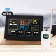 WiFi Color Screen Weather Station Temperature And Humidity Weather Forecast Clock  EU Plug