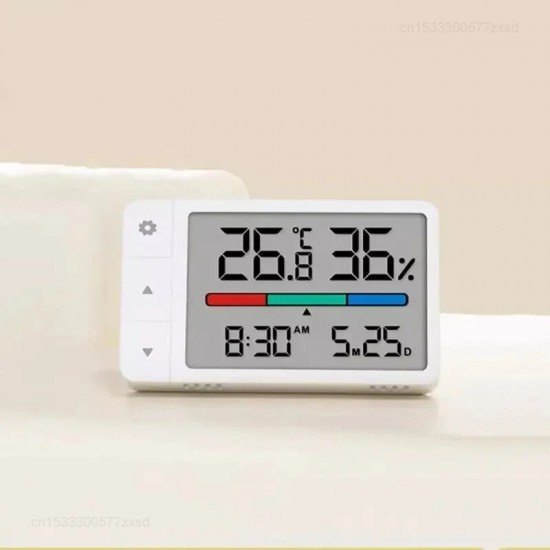 Xiaomi MiaoMiaoCe Thermometer Hygrometer Weather Station Humidity Meter Multifunction Clock for Home Temperature Humidity Sensor