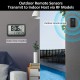 Wireless HD Large Display Indoor Outdoor Thermometer Weather Station With Senor Household Humidity Monitor Adjustable Backlight Weather Station Wall Clock